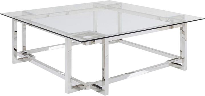 Kare Design Couchtisch Clara Silber 120x120cm