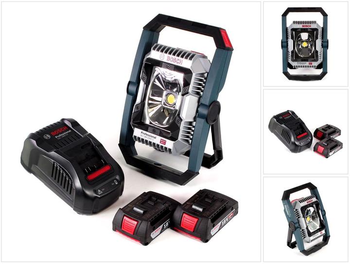Actual product image Bosch Professional GLI 18 V-2200 C Cordless Jobsite LED Floodlight 18V 2200lm Bluetooth + 2x Batteri