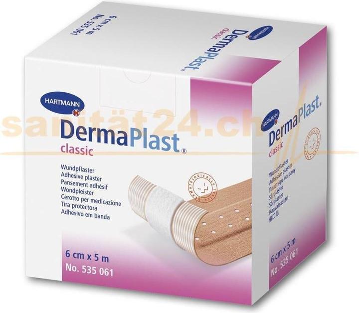 Hartmann DermaPlast classic 8 cm x 5 m Pansement adhésif résistant, 1 pc (1 x)