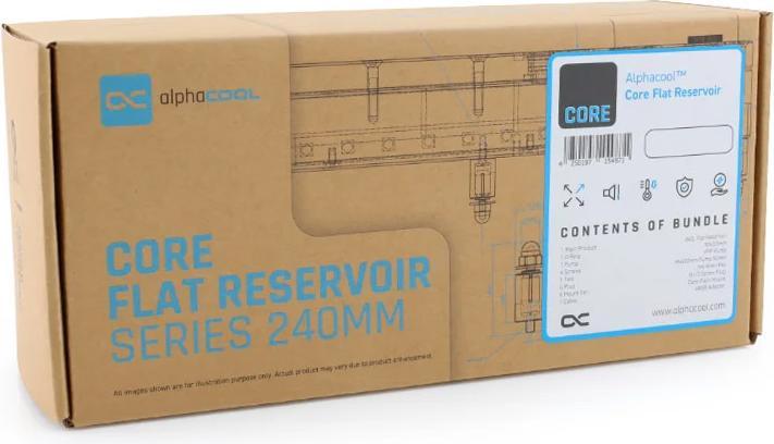 Produktbild Alphacool AGB Core Flat Reservoir 240 Right D5/VPP