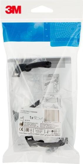 Produktbild 3M integrierte Schutzbrille V9C klar f. Helm+Kopfhalter