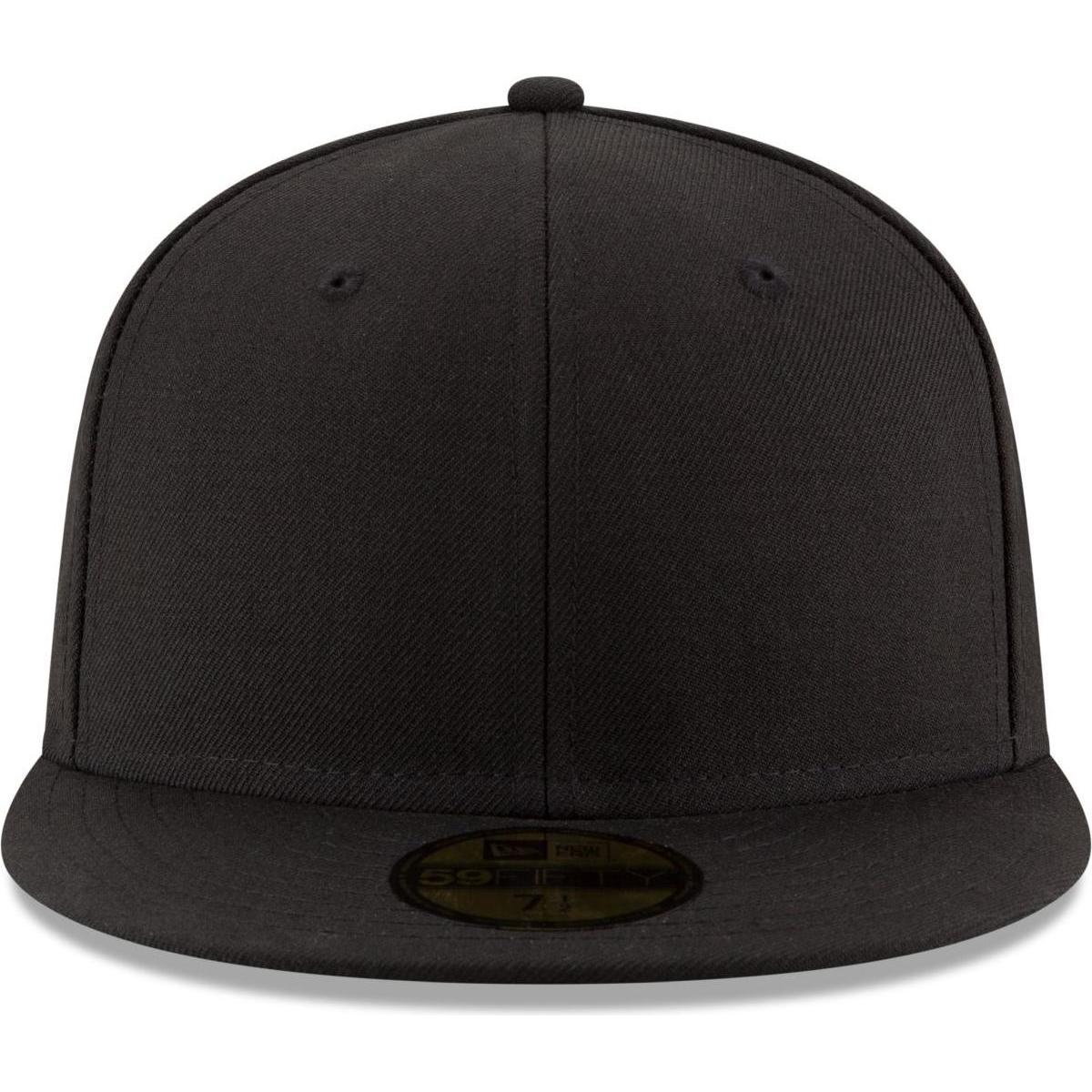 Thumbnail - New Era, Herren, Cap, 59Fifty Fitted Cap - ESSENTIAL schwarz - 7 3/8, Schwarz, (7 3/8)