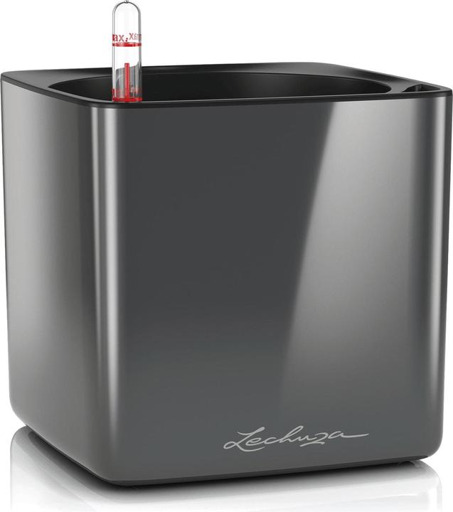 Actual product image Lechuza Cube Glossy 16 (16 cm)
