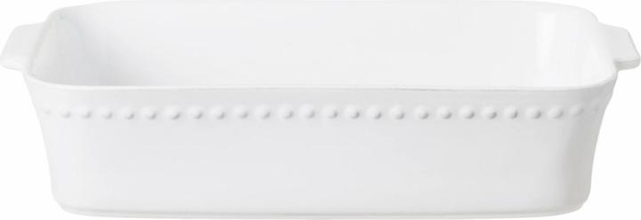 Costa Nova Pearl Backform rechteckig 38.3x24.1 H8.3cm weiss