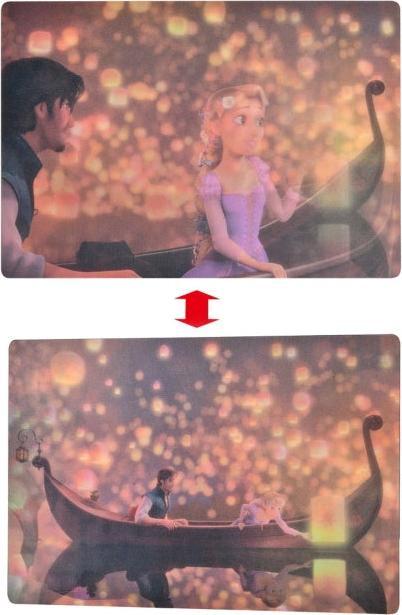 Immagine prodotto Disney Rapunzel & Flynn Rider cartolina canoa lenticolare (1 pz.)