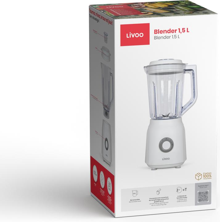 Actual product image Livoo Blender 1.5 L (600 W)