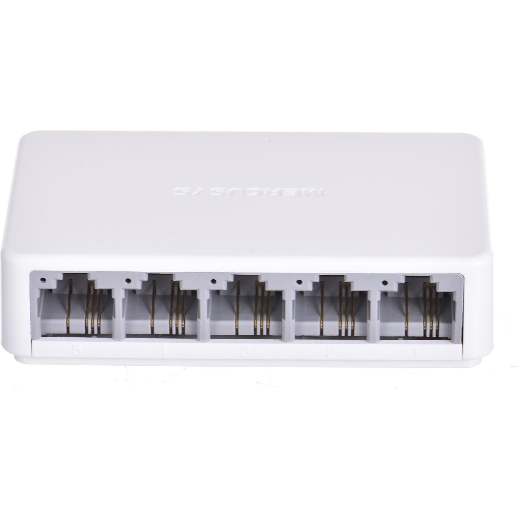 Thumbnail - Mercusys MS105 Netzwerk-Switch Fast Ethernet (10/100) (5 Ports), Netzwerk Switch, Weiss