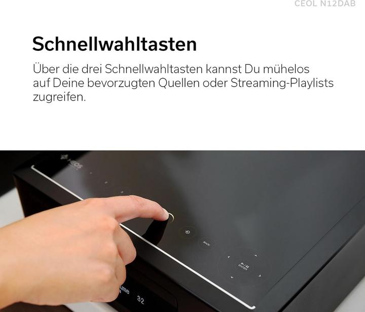 Image du produit Denon CEOL N12 DAB (Multiroom, Spotify Connect, Lecteur de CD, 2x 65 W)