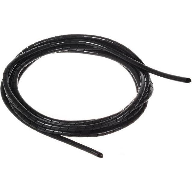 Maclean, Kabelschutz + Kabelführung, MCTV-684 - Spiralkabelschlauch, 3 m, schwarz, 5 x 6 mm (Kabelspiralschlauch, 3000 m...