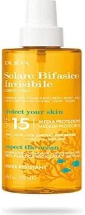 Actual product image Pupa Milano Invisible Sunscreen Two-Phase (SPF 15, 200 ml)