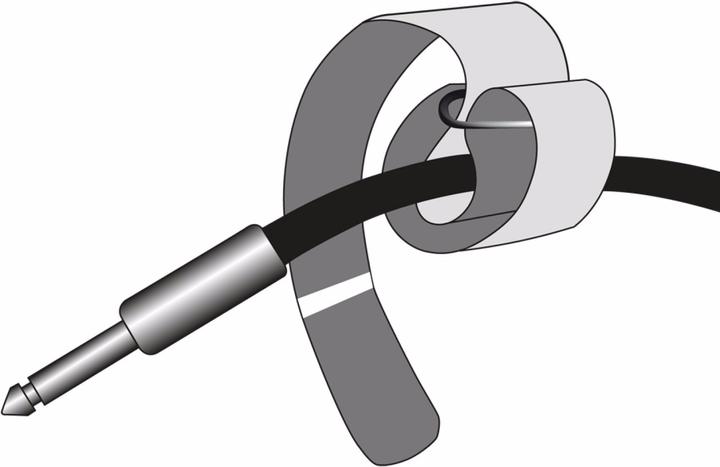 Image du produit Adam Hall VR 4040 BLK Collier de serrage à Velcro (Serre-câbles velcro, 400 mm)