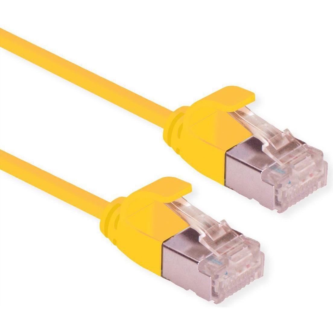 Roline U/FTP DataCenter Patchkabel Kat.6A (Class EA), LSOH, slim (U/FTP, CAT6a, 0.30 m), Netzwerkkabel