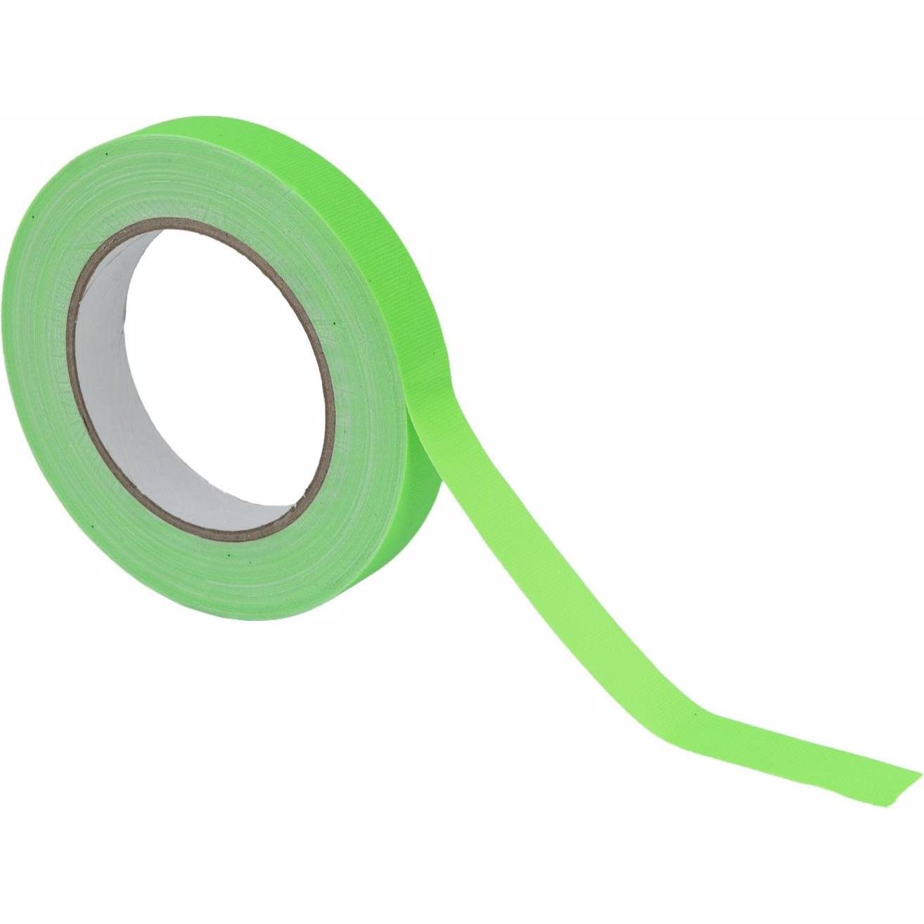 Accessory, Klebeband, Gaffa Tape 19mm x 25m neongrün UV-aktiv (19 mm)
