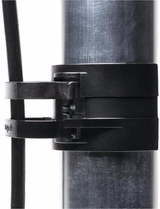 Produktbild Snap Befestigungsklammer light schwarz 4x