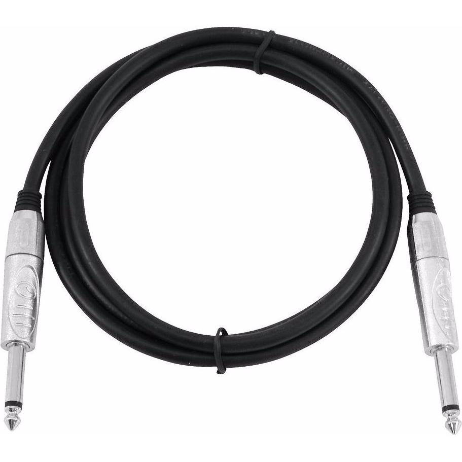 Thumbnail - Omnitronic Klinkenkabel 6,3 mono 1m sw ROAD (1 m), Audio Kabel