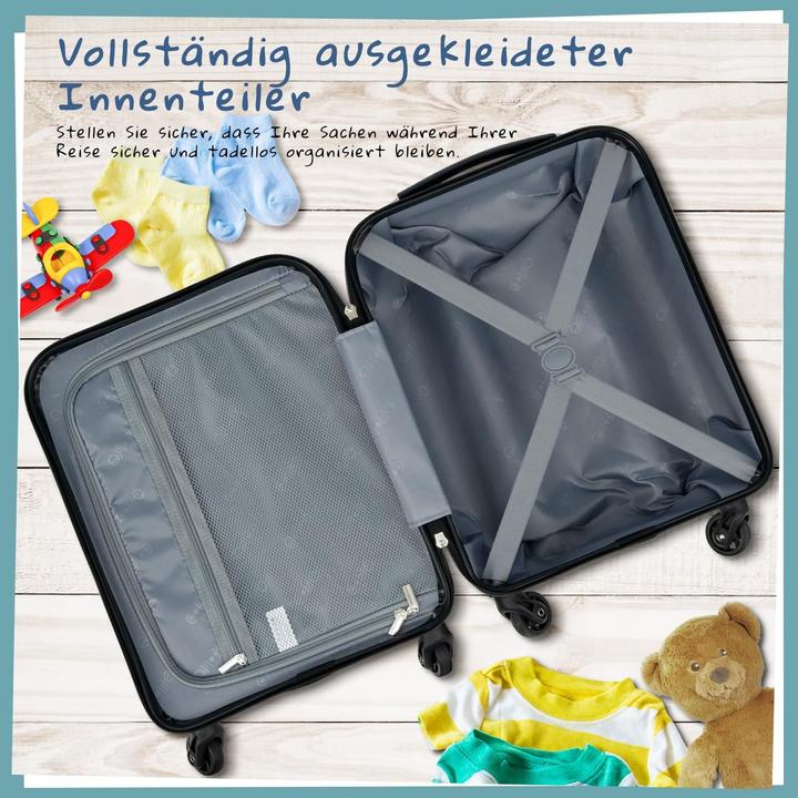 Produktbild Coolife Kinderkoffer-Set mit Rucksack