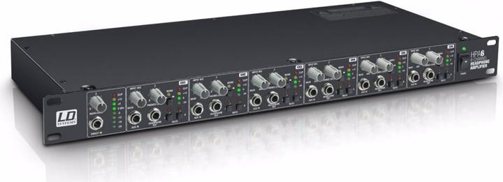 LD Systems HPA 6 19" Kopfhörerverstärker