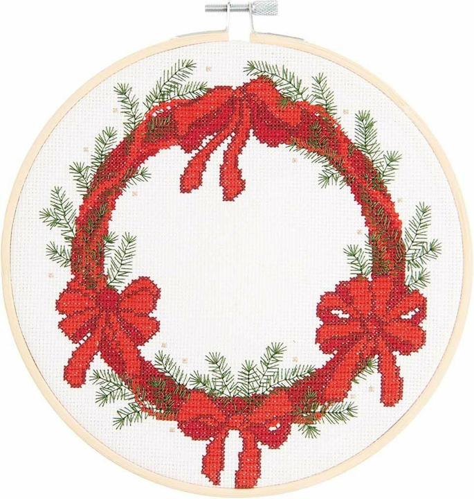 Actual product image Rico Design Cross stitch, picture wreath.100378