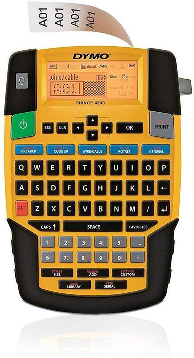 Produktbild Dymo Rhino 4200 Etikettendrucker Wärmeübertragung Kabellos QWERTY (180 dpi)