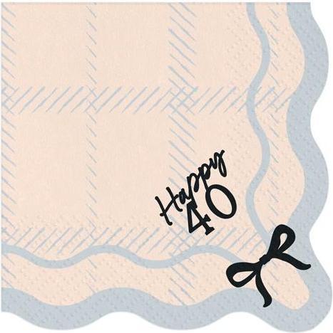 Produktbild GoDan Happy 40 Servietten 33x33cm 12 Stk (12 x, 33 x 33 cm)