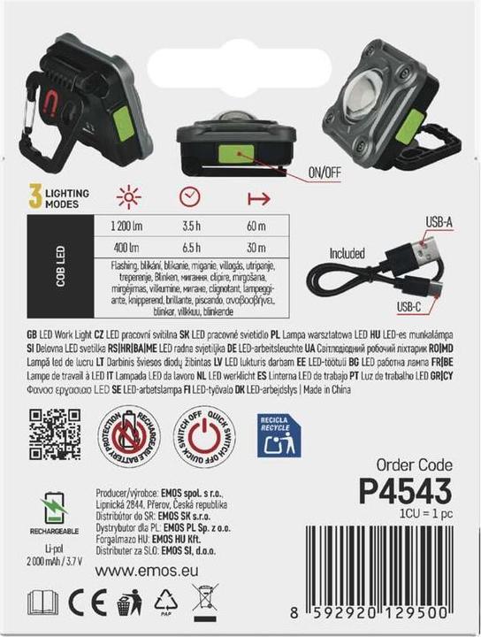 Actual product image Emos P4543 (1200 lm)