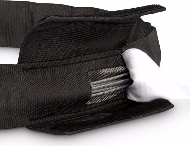 Actual product image Riggatec 400201380 Black round sling, "Steelflex"