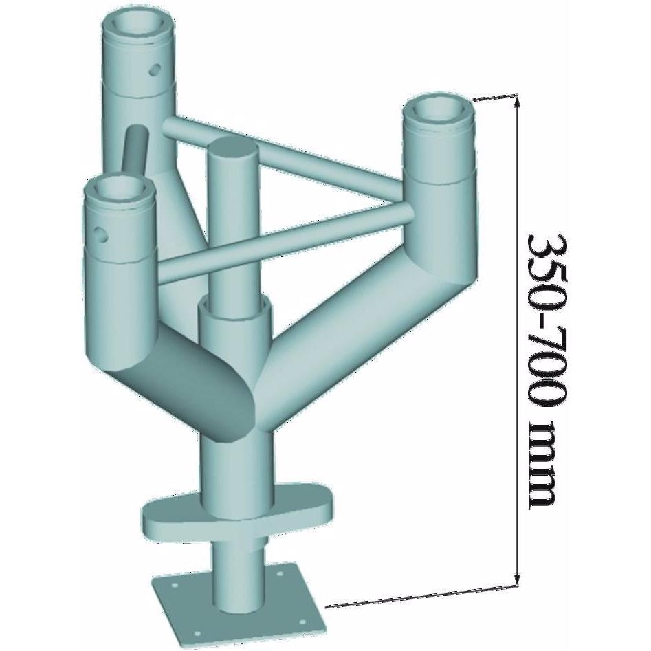 Thumbnail - Alutruss TRILOCK Nivellier-Fussgestell TNF-300, Montage Lichttechnik