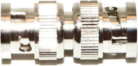 Mueller Electric Straight 50Ohm RF Adapter BNC Plug to BNC Plug