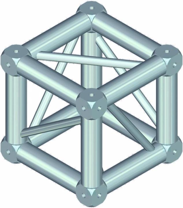 Actual product image Alutruss QUADLOCK 6082 universal cross piece