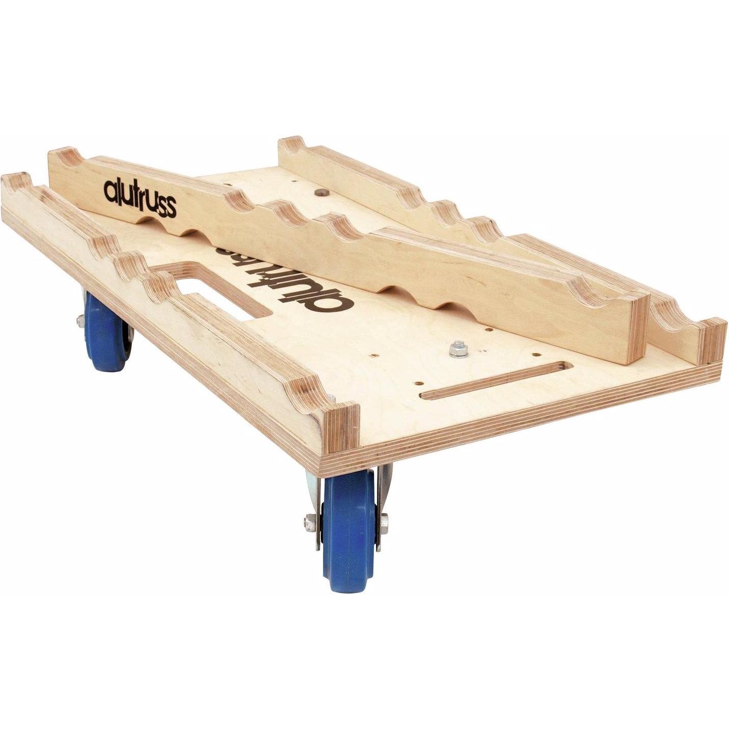 Alutruss Trusstransport-Wagen TRIO inkl. 3 Rollen, Montage Lichttechnik, Blau