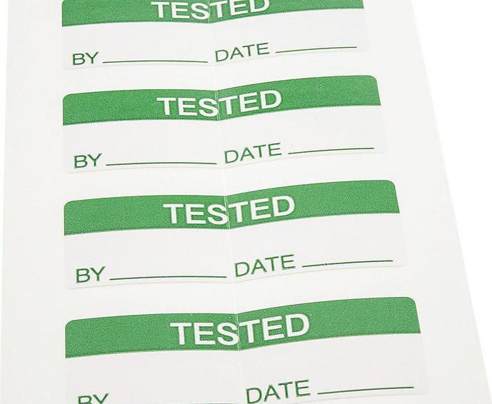 Image du produit RS PRO Etiquette inviolable inscriptible Testé