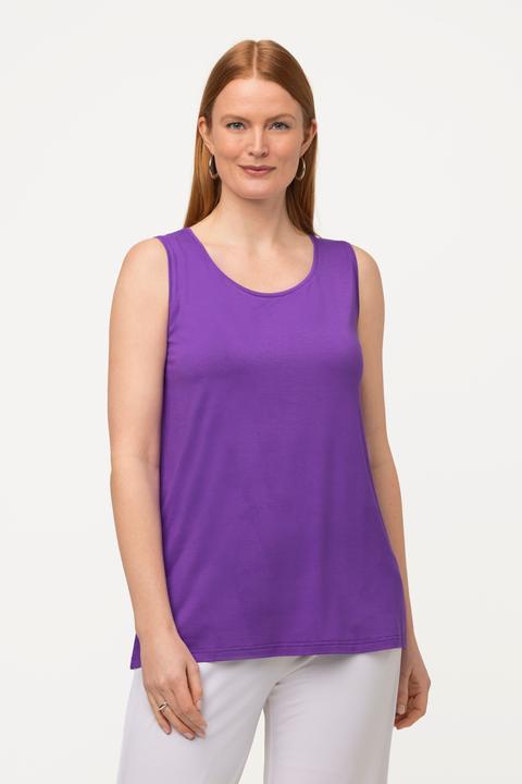 Produktbild Ulla Popken Top, Rundhals, Classic, Stretch, breite Träger, ärmellos (54)