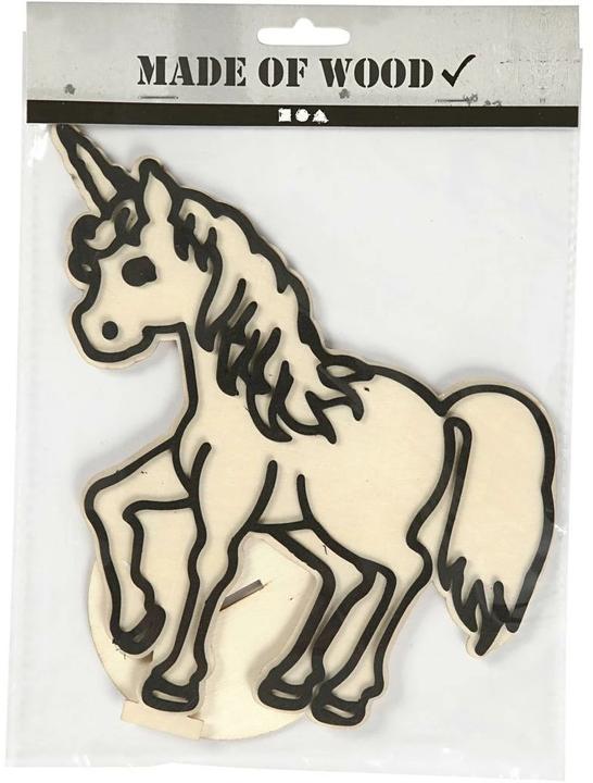 Immagine prodotto Creativ Company Articolo in legno Unicorno 19 cm