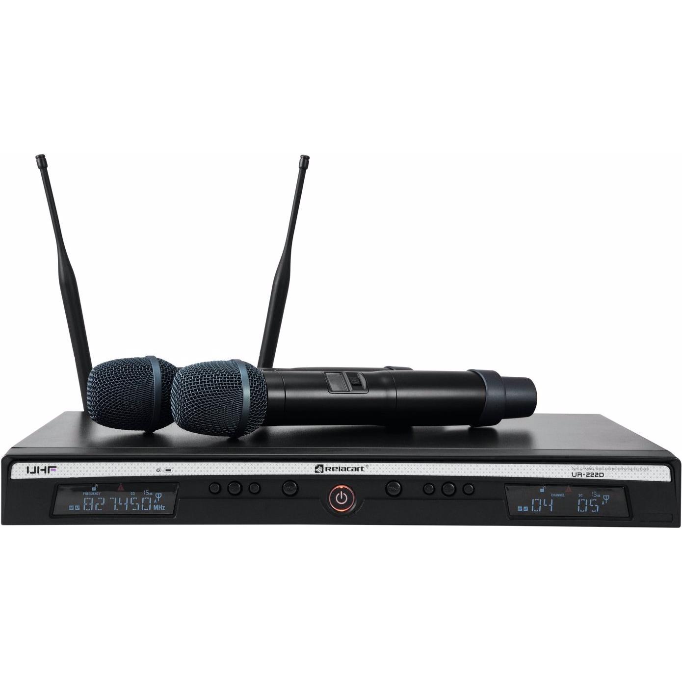 Thumbnail - Relacart UR-222D 2-Kanal-UHF-System, Mikrofon