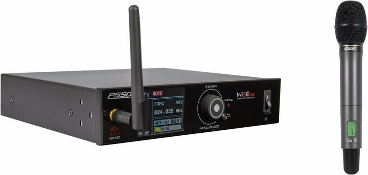 Produktbild Psso Set WISE ONE + Dyn. Funkmikrofon 823-832/863-865MHz