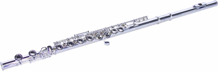 Actual product image Dimavery QP-10 C transverse flute, silver plated (Transverse flute)