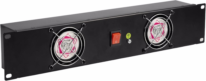 Omnitronic Pannello frontale Z-19 con 2 ventilatori 2U (Accessori)