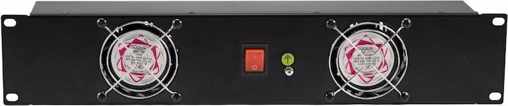 Actual product image Omnitronic Front panel Z-19 with 2 fans 2U (Accessories)