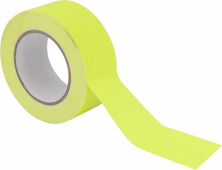 Accessory Gaffa Tape 50mm x 25m neon yellow UV active (50 mm)
