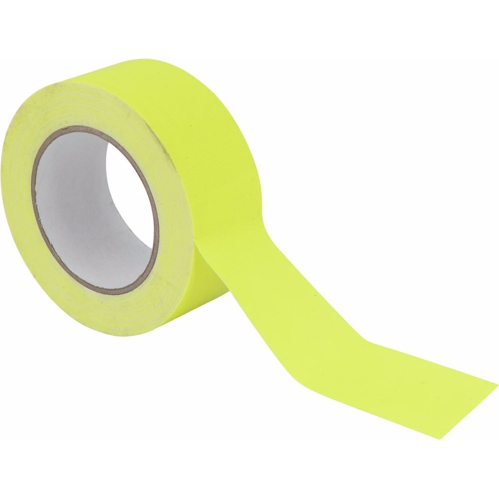 Accessory, Klebeband, Gaffa Tape 50mm x 25m neongelb UV-aktiv (50 mm)