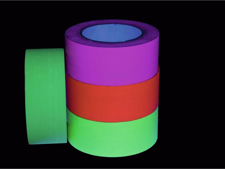 Produktbild Accessory Gaffa Tape 50mm x 25m neongelb UV-aktiv (50 mm)