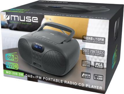 Produktbild Muse MD-208 DB (DAB, DAB+, FM, PLL)