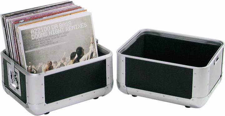 Actual product image Roadinger Plate case ALU 50/50,rounded, sw (Accessories)