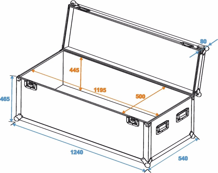 Produktbild Roadinger Universal-Case Profi 120x50x50cm (Universal)
