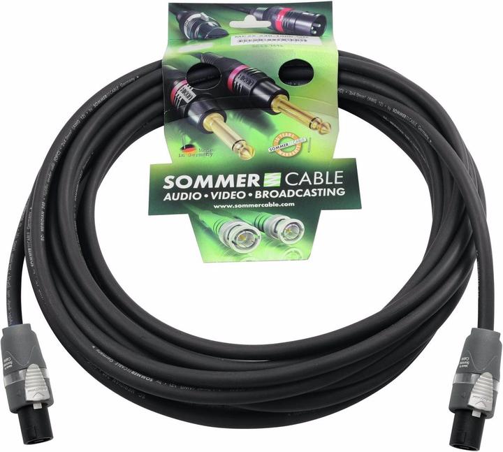 Actual product image Sommer Cable Speaker cable Speakon 2x4 10m sw (10 m)