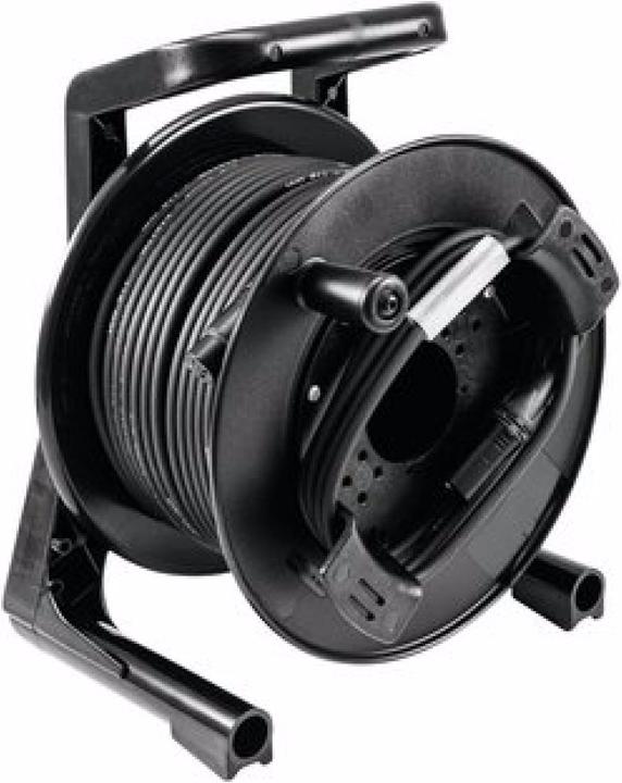 Actual product image Psso DMX cable reel XLR 30m sw Neutrik 2x0.22 (30 m)
