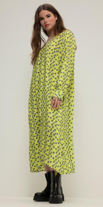 Produktbild Studio Untold Maxikleid, A-Line, Allover-Print, V-Ausschnitt, Knopfleiste (46, 48)