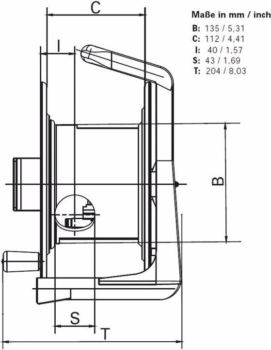 Actual product image Schill Cable drum GT 235.RM