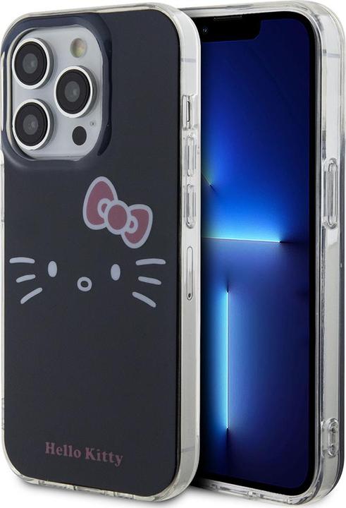 Produktbild Hello Kitty HKHCP15XHKHLK iPhone 15 Pro Max 6.7" czarny/black hardcase IML Kitty Face (Apple iPhone 15 Pro Max)