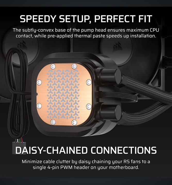 Produktbild Corsair NAUTILUS 360 LCD, 360mm Radiator, Liquid CPU Cooler